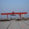 Single girder gantry crane with trolley outdoor 50/10 ton price