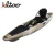 Import single sit on top LDPE fishing kayak pro angler pedal drive kayak from China