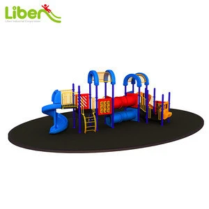 Small Promotion Slide Outdoor Playground Equipment, Fitness Gym Kids Play Equipment Outdoor