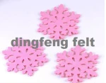 Snowflake felt craft