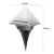 Import Solar Ground Lights Pyramid Shaped Buried Light Outdoor Garden Lawn Path Lamp from China