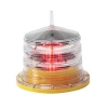 Solar Powered LED Low intensity Aviation obstruction Light / obstacle light for towers