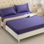 Solid Color Waterproof Mattress Protector Size Customized Bed Bug Mattress Cover