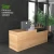 Import Solid wood beauty salons reception desk modern design L shape office reception tables from China