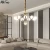 Import Space ball chandelier led creative modern design glass lighting chandelier for bar living room from China