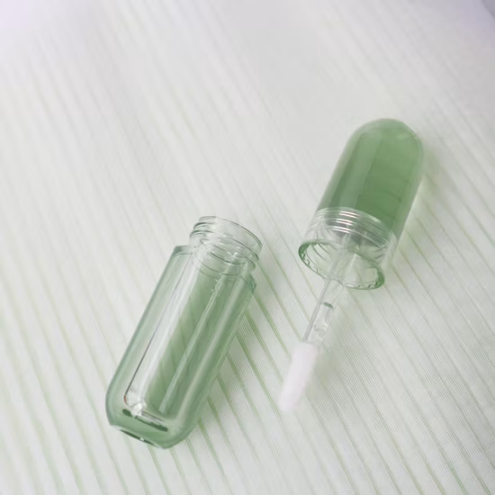 Round PETG Transparent Lipgloss Container as Lipgloss Empty Tube