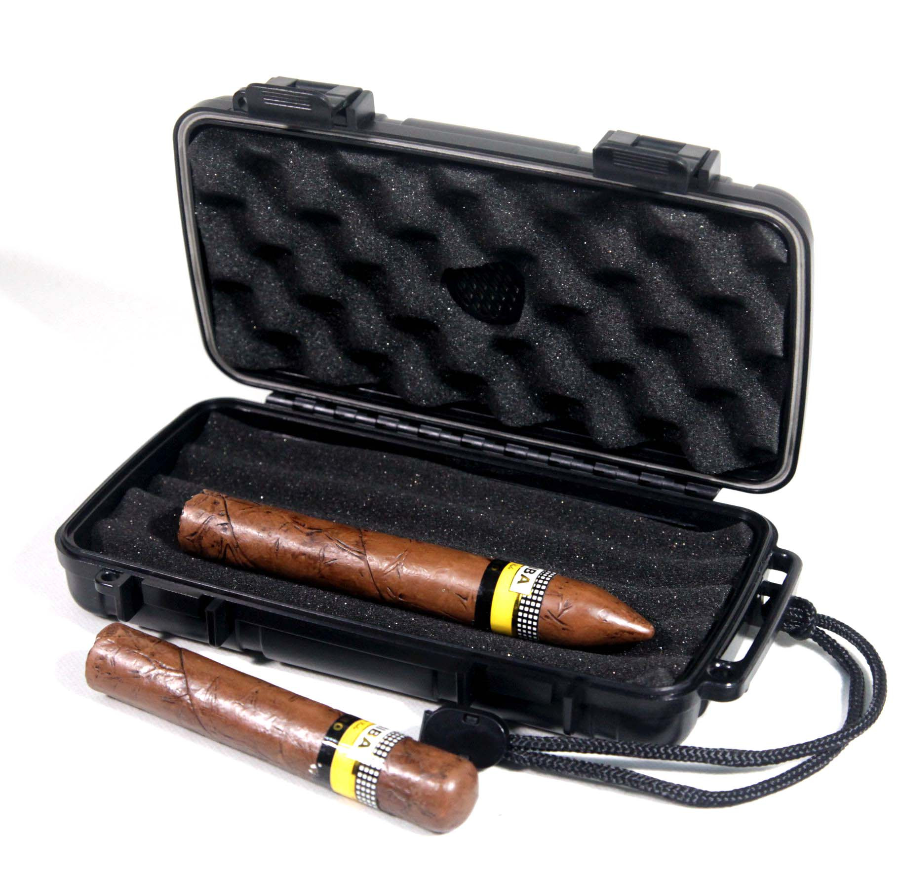 Special Year-End Sale!  Wholesale Waterproof Smell-Proof Crushproof Protective 5ct Cigar Travel Humidor Case
