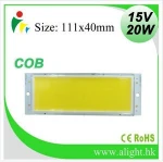 Square type high power 20w DC COB Led Chip