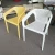Import stackable pp outdoor garden furniture monobloc cheap china colorful plastic chair with arms from China