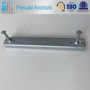 Stainless steel anchor c cast in GRI channel