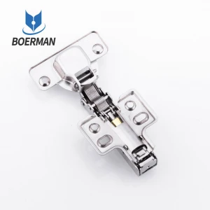 Stainless steel damping hydraulic buffer hinge kitchen cabinet door hardware adjustable angle hinge factory