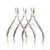 Import Stainless Steel Dual-ended Rainbow nail cuticle nipper dead skin remover nail pusher set from China