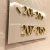 Import stainless steel metal signage all size hotel door room number sign plate from China