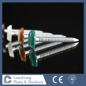 stainless steel plastic cap nails