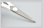 stainless steel professional paper scissors with PP and TPR handle