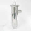 Stainless Steel SS304 DN100 Welded Angle Type Sanitary Filter With Metal Filter Element 100 Mesh 0.15mm