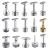 Import Stainless Steel Staircase Handrail Railing Accessories  Glass Railing Fitting Balcony Balustrades Accessories from China
