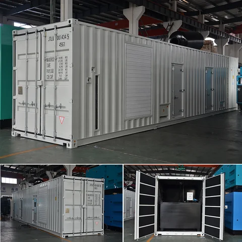 Standby container power generation  2250 kva outside use diesel generators 1800kw electrical generation factory sale