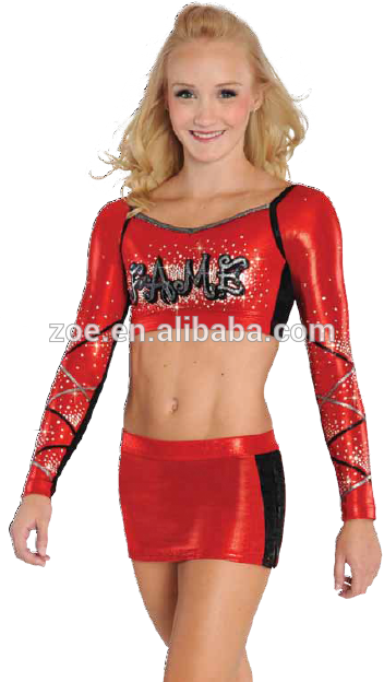 sublimation spandex cheerleading uniforms designs