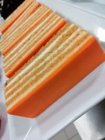 Sudem Orange Fruited Pastry Filling 6 KG Bakery Decor Orange Craem Filling 6 KG Cold Pastry Filling 6 KG