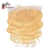 Sunnymay 13x6 Blonde Lace Frontal Closure 613 Color Brazilian Virgin Body Wave Human Hair Frontal With Baby Hair Pre Plucked