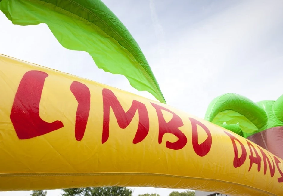 super funny inflatable limbo dance, inflatable limbo dansen, inflatable limbo dancing sport games for sales