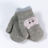 Superior Quality 100% Knitted Double Layer Kids Acrylic &amp; Mittens Outdoor Gloves