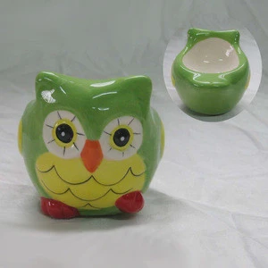Superior quality ceramic toothpick holder with cute owl design