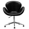 Swan Chair with leather Seat