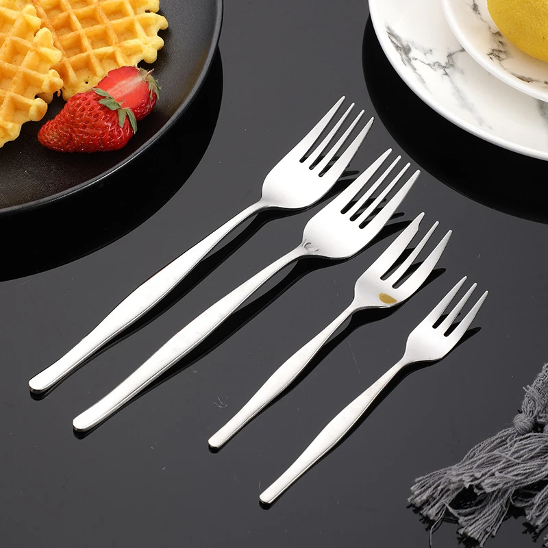Swan Restaurant Knife Dinner Spoon And Forks Silver Flatware Cutlery Set Stainless Steel