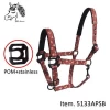 Taiwan pattern print horse halter with sandwich padded