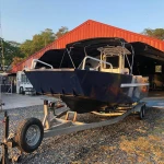 Taixin CE Certified 8m aluminum dive landing craft water taxi boat