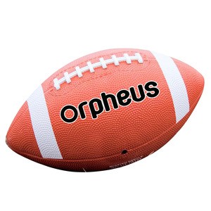 Team sports training ball factory supply american football rugby ballsize 9 machine stitched PU American footballs