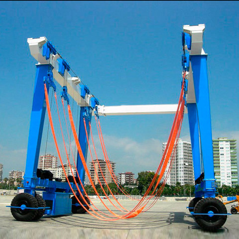 Buy 300 Ton 500 Ton Yacht Boat Handling Machine Mobile Boat Lift Crane ...
