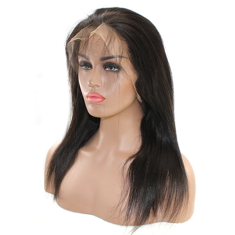 Top Quality Bone Straight 13*4 Lace Frontal Wig Human Hair Lace Frontal Wig