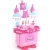 Import Toy Tableware Set With Lights And Sounds Castle-shaped Little Hearth Kitchen Toys For Play House Educational Toy For Wholesale from China