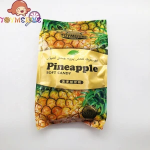 Toymerike Brand China Factory 100% Natural Pineapple Flavor Soft Candy