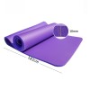 Travel Pilates NBR Premium Waterproof Fitness Yoga Carpet
