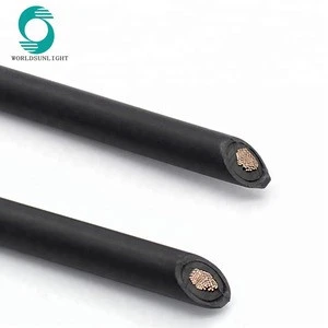 TUV CE certificated DC single core 2.5mm2 4mm2 6mm2 solar pv cable solar panel cable solar heat cable