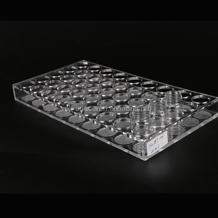 Labtop Acrylic Rack Lab Buy Two Tier Transparent Acrylic Lab Display Stand 45 Holes Lucite ...