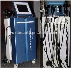 ultrasonic cavitation+bipolar rf+tripolar rf+vacuum liposuction system slimming machine