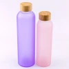 Unbreakable Heat Resistant Silicone Water Bottle water bottle with bamboo lid