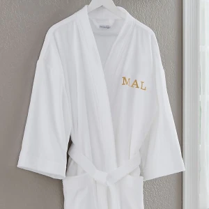 Unisex Premium 100% Turkish Cotton Velour with Terry Towel inner Kimono Bathrobe