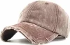 Unisex Vintage Cotton Adjustable Snapback Dad Hat Blank Solid Color Baseball Cap Dyed Distressed Washed Sports Caps