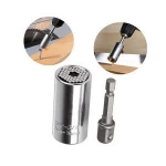 Universal Torque Wrench Head Set Socket Sleeve 7-19mm Power Drill Bushing Spanner Key Magic Grip Multi Hand Tools