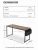 Import use for home and office furniture manager laptop desk with bookshelf from USA