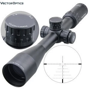 Vector Optics Tourex 6-24x50 Illuminated MOA FFP Rifle Scope with Zero Stop Adjustment 30MM Tube Side Focus 10YDS