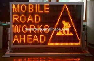 Vehicle mounted Traffic Message Sign