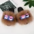 Import Vendor custom designer fluffy slippers wholesale fox raccoon real mink fur slipper big raccoon fur slides from China