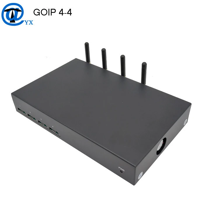(Voice And SMS Business)Low Price YX GOIP 4 Port GSM Gateway 4 SIM Slot(GOIP 4-4) VOIP Product SIP Phone
